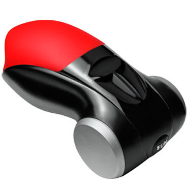 Fun Factory Cobra Libre II, черно-красный - Инновационный перезаряжаемый мастурбатор с вибрацией - купить в секс шопе