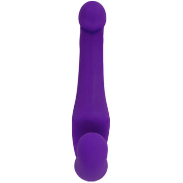 Fun Factory Share, фиолетовый - Безремневой страпон анатомической формы - купить в секс шопе