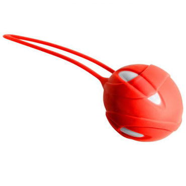 Fun Factory Smartballs Uno, оранжевый - Вагинальный шарик со смещенным центром тяжести - купить в секс шопе