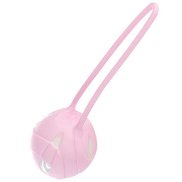 Fun Factory Smartballs Unо, ванильно-розовый, Вагинальный шарик для тренировки мышц