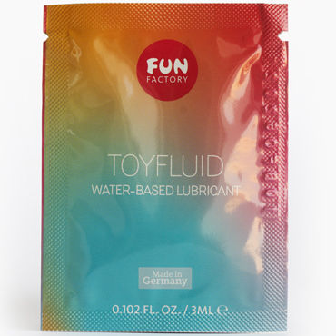 Fun Factory Toyfluid, 3мл, Увлажняющий лубрикант для использования с игрушками