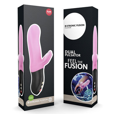Fun Factory Bi Stronic Fusion, розовый - Пульсатор со стимуляцией клитора - купить в секс шопе