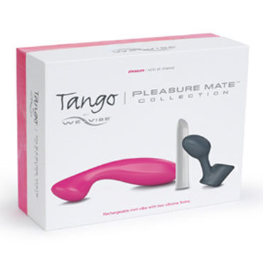 We-Vibe Tango Pleasure Mate Collection, Набор из мини-вибратора и двух насадок
