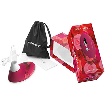 Womanizer Pro, красный - Вакуумный стимулятор клитора, улучшенная версия - купить в секс шопе