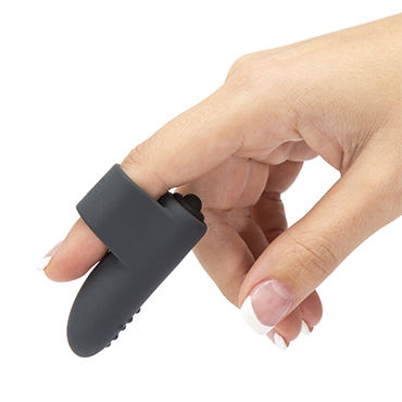 Fifty Shades of Grey Secret Touching Finger Ring - Вибронасадка на палец - купить в секс шопе