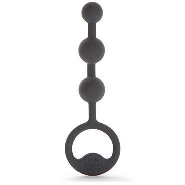 Fifty Shades of Grey Carnal Bliss Silicone Anal Beads, Гибкая анальная цепочка небольшого размера