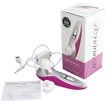 Womanizer Pro 40, розовый - фото, отзывы
