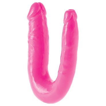 Pipedream Dillio Double Trouble, розовый - Реалистичный двойной фаллоимитатор - купить в секс шопе