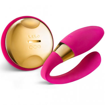 Lelo Tiani 24k, розовый, Вибростимулятор для пар с покрытием из золота 24 карата