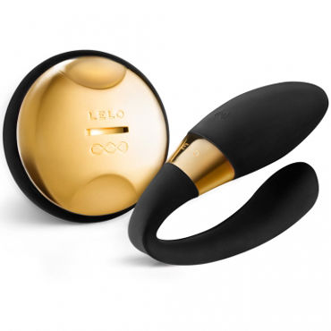 Lelo Tiani 24k, черный, Вибростимулятор для пар с покрытием из золота 24 карата