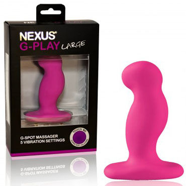 Nexus G-play Large, розовый - Вибратор унисекс внушительного размера - купить в секс шопе