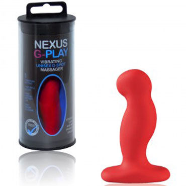 Nexus G-play Small, красный - Компактный вибратор унисекс - купить в секс шопе