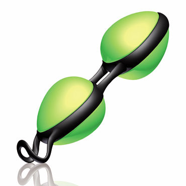 JoyDivision Joyballs Secret, зеленые - Вагинальные шарики эргономичной формы - купить в секс шопе