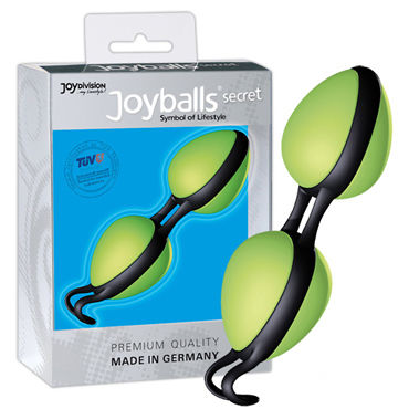 JoyDivision Joyballs Secret, зеленые, Вагинальные шарики эргономичной формы