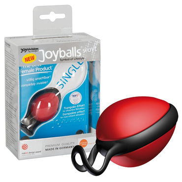 JoyDivision Joyballs Secret Single, красный, Вагинальный шарик