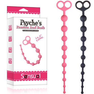 LoveToy Psyches Anal Beads, черный — фото 1