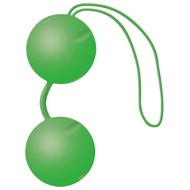Joy Division Joyballs Trend, зеленые матовые, Вагинальные шарики со смещенным центром тяжести
