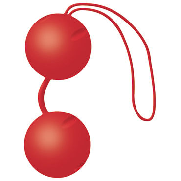 Joy Division Joyballs Trend, красные матовые, Вагинальные шарики со смещенным центром тяжести