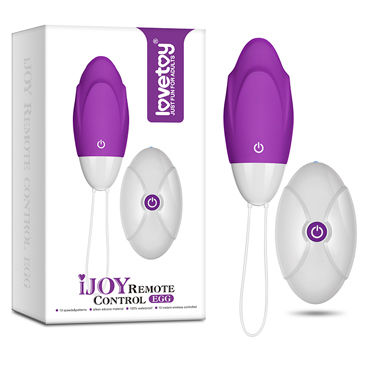 LoveToy iJoy Remote Control Egg, фиолетовое — фото 1