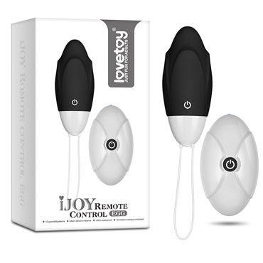 LoveToy iJoy Remote Control Egg, черное — фото 1