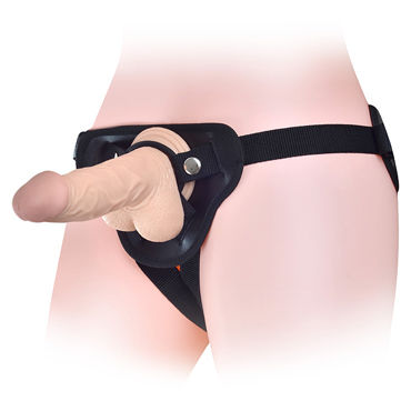LoveToy Orgasm Cozy Harness Series, черный — фото 2