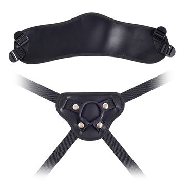 LoveToy Orgasm Cozy Harness Series, черный — фото 1