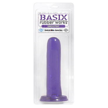 Pipedream Basix Rubber Works Smoothy, фиолетовый - фото, отзывы