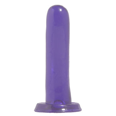 Pipedream Basix Rubber Works Smoothy, фиолетовый, Гладкий и ровный фаллоимитатор на присоске