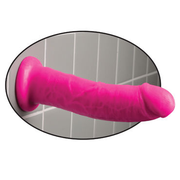 Pipedream 8" Dillio, розовый - Реалистичный фаллоимитатор на присоске - купить в секс шопе