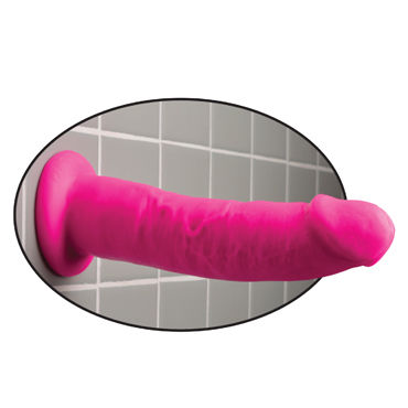 Pipedream 9" Dillio, розовый - Реалистичный фаллоимитатор на присоске - купить в секс шопе