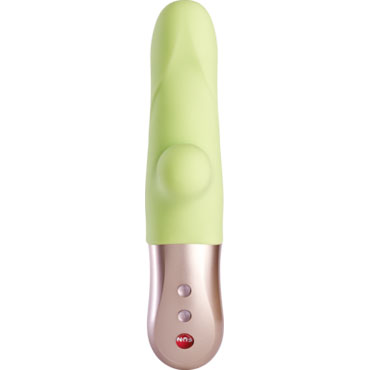 Fun Factory Pearly, зеленый - Компактный перезаряжаемый вибратор со стимуляцией клитора - купить в секс шопе