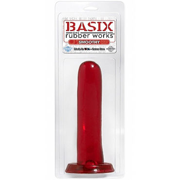 PipeDream Basix Rubber Works, красный
Smoothy, Фаллоимитатор прямой