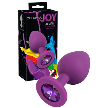 You2Toys Colorful Joy, фиолетовая, Пробка с фиолетовым кристаллом