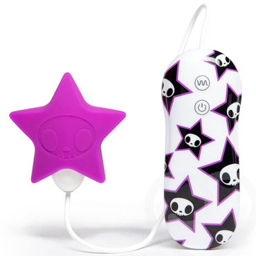 Tokidoki 10 function Pink Star, фиолетовый, Вибратор с пультом управления