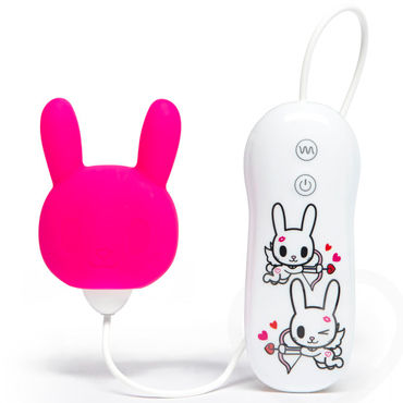 Tokidoki 10 function Purple Bunny, розовый, Вибратор с пультом управления