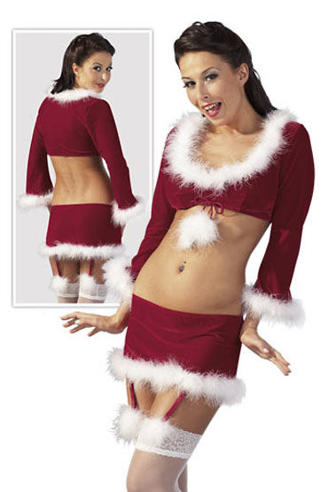 Cottelli Рождественский бело-красный, Эротический костюм