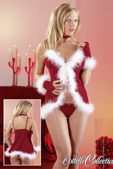 Cottelli Рождество бело-красный, Эротический костюм