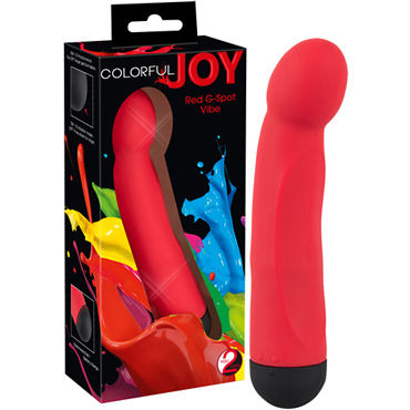 You2Toys Colorful Joy G-Spot, красный, Вибратор для точки G