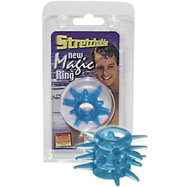 NMC Cock Ring Magic Blue, синяя — фото 1
