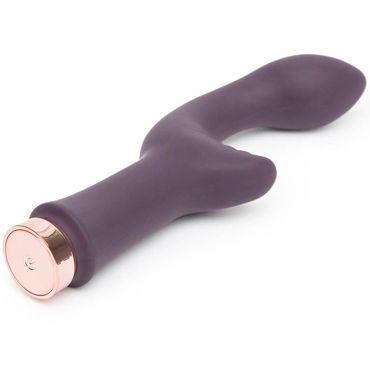 Fifty Shades Freed Lavish Attention, фиолетовый - Перезаряжаемый вибратор для клитора и точки G - купить в секс шопе