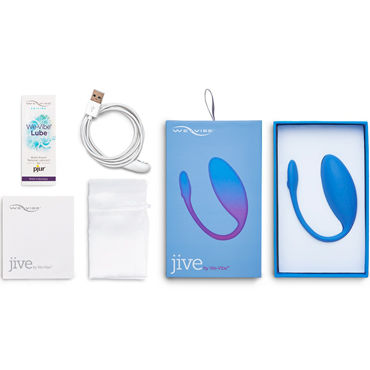 We-Vibe Jive, синий, Перезаряжаемый смарт-вибратор и другие товары We-Vibe с фото