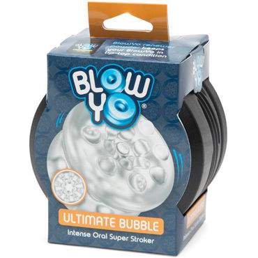 BlowYo Ultimate Bubble, белый, Стимулятор для пениса
