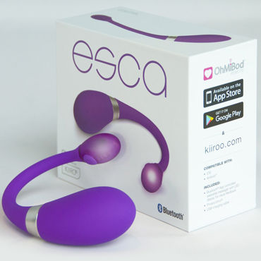 OhMiBod Esca Powered By Kiiroo, фиолетовый, Вибратор интерактивный