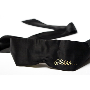 Bijoux Indiscrets Shhh - Blindfold, черная — фото 2