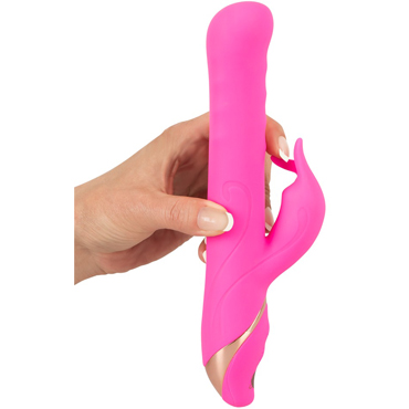Orion Julie Rabbit Vibrator, розовый - Вибратор с клиторальным стимулятором - купить в секс шопе