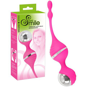 Smile Vibrating Love Balls, розовые — фото 1