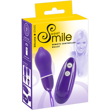 Smile Remote Controled Bullet, фиолетовое — фото 1