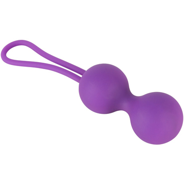 Smile Kegel Balls, фиолетовые - Шарики со смещенным центром тяжести - купить в секс шопе