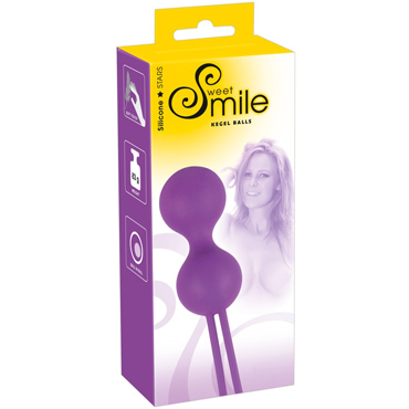 Smile Kegel Balls, фиолетовые - подробные фото в секс шопе Condom-Shop