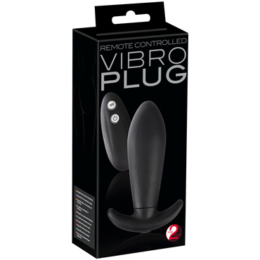 You2Toys Remote Controlled Vibro Plug, черная - подробные фото в секс шопе Condom-Shop